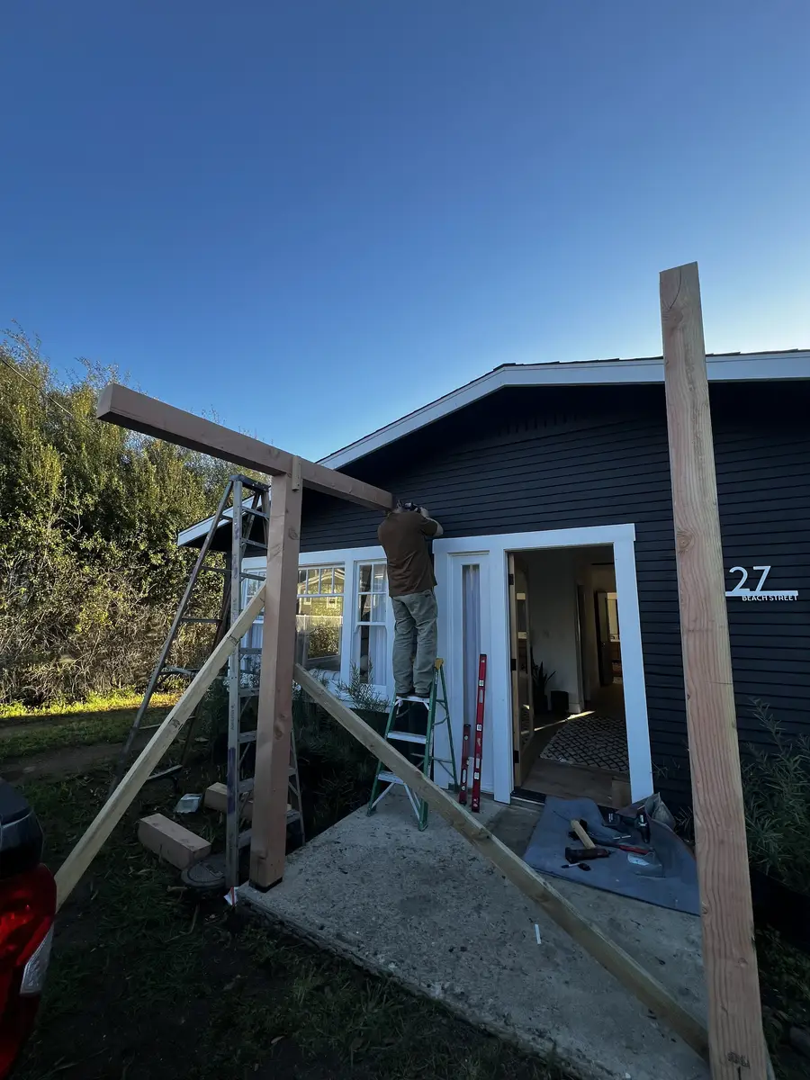 Porch Overhang — Beach St. Remodel — photo 3 of 10
